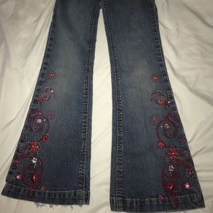 Multiple jeans and shorts